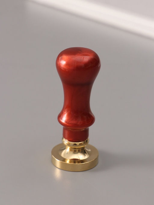 Печать для сургуча с пластиковой ручкой «Классика цифра 10», 2.5×2.5×6.3 см