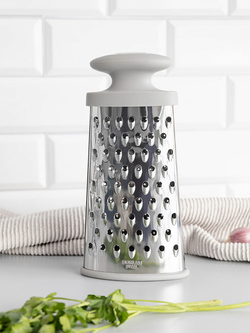 Терка плоская 24x12x5,5 серый нержавеющая сталь, ТПР, ПП