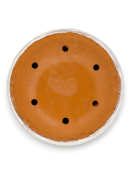 Горшок цветочный с поддоном 4,75 л, d22/h20 см белый керамика, "Венера" (М)