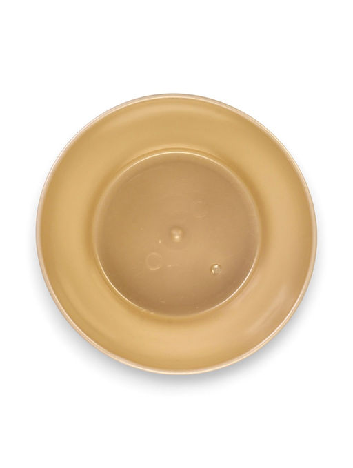 Цена за 3 шт. Горшок для цветов «Фиалочка», 800 мл, d=14 см, h=8 см, пластиковый, бежевый