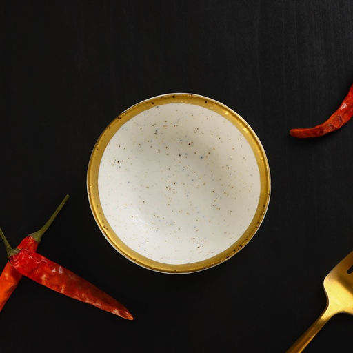 Соусник фарфоровый Magistro Poursephona, 90 мл, d=9,2 см, цвет бежевый  фото 3