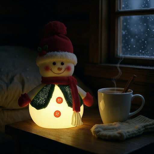 Новогоднее украшение "Снеговик" (10 х 20см)