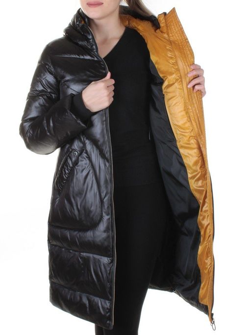 002 BLACK Пальто женское зимнее Snow Grace