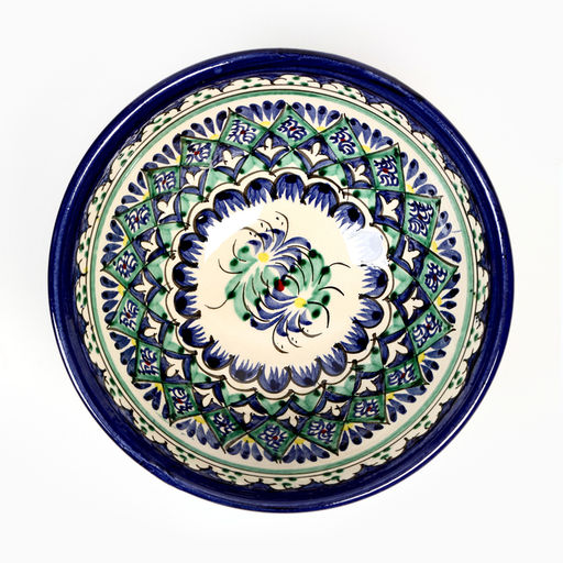 Бульонница узбекская Риштанская Керамика «Орнамент», 650 мл, d=15.5 см, МИКС