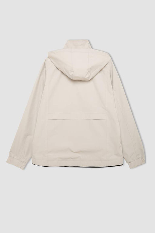 Пальто обычного кроя с капюшоном - Defacto фото 6