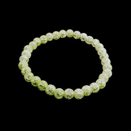 Браслет из камня Сахарный кварц зеленый Привлекает изобилие, помогает стать успешным в торговле 6мм