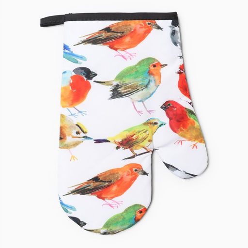 Варежка Доляна Птички 26*16 см, 100% п/э  фото 2