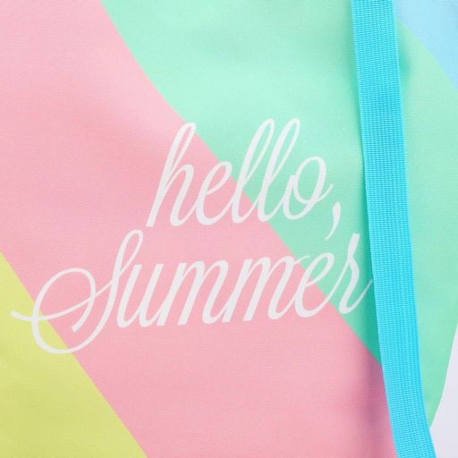 Сумка женская пляжная Hello summer, 39х32 см, розовая - Nazamok фото 3