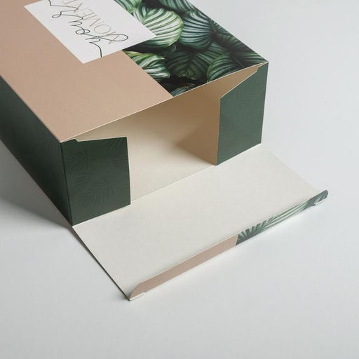 Коробка подарочная складная, упаковка, «Тропики», 22 х 30 х 10 см