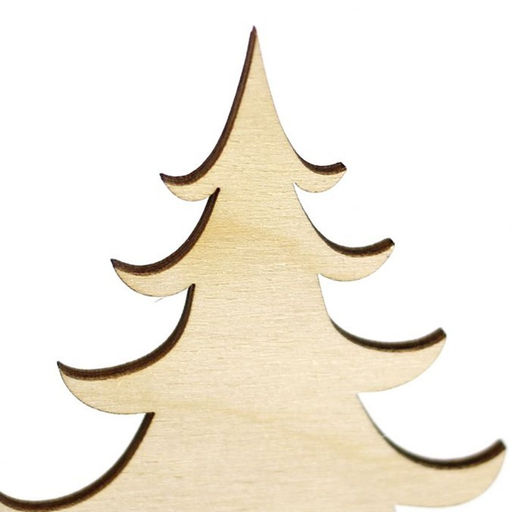 Цена за 5 шт. Модель из дерева «Ёлка сборная №2»