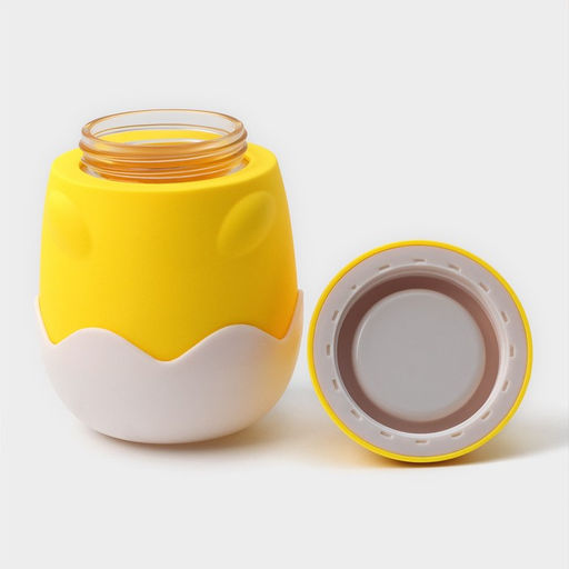 Бутылка для воды в силиконовом чехле Цыплёнок, 290 мл, цвет жёлтый - Simaland фото 9