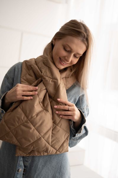 Шарф бежевый - Yollochka фото 8