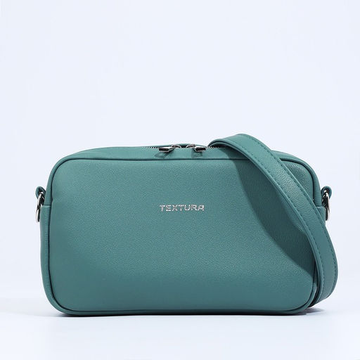 Сумка женская через плечо TEXTURA, маленький размер, цвет голубой
