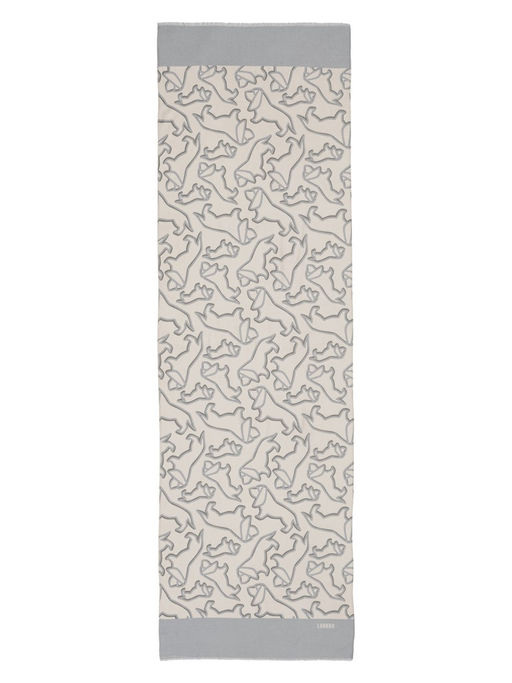 Палантин жен. виск+шерсть 65х180 LSZ33-628-19