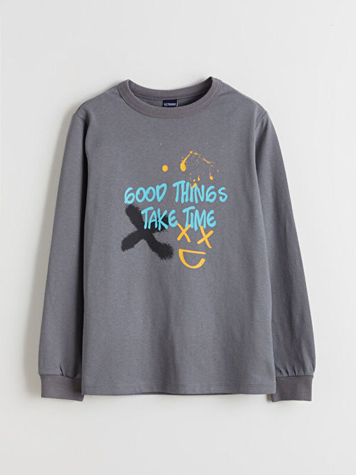 Bisiklet Yaka Erkek ?ocuk Pijama ?st