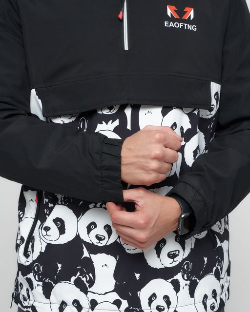 Куртка-анорак спортивная мужская белого цвета 88629Bl