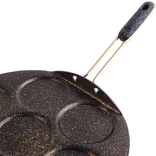 80448 Блинница алюм 35 см мрам/п бак/руч (х6) - Mayer&boch фото 2