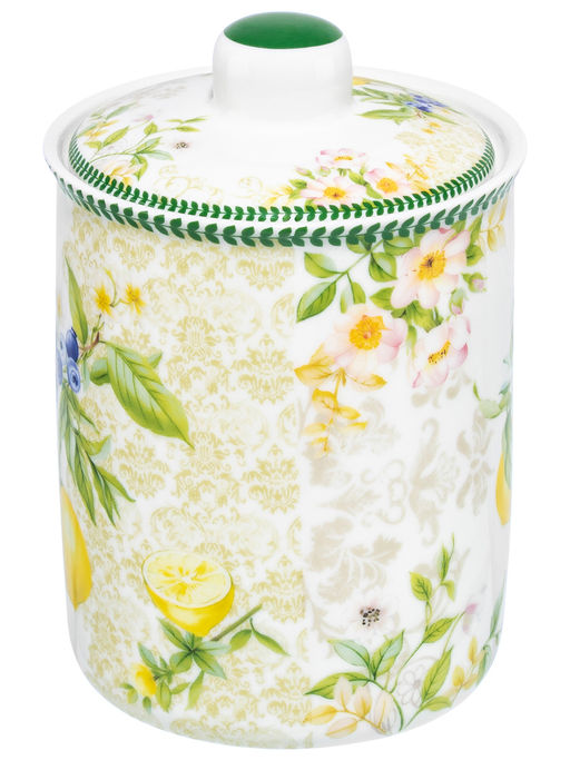 Банка для хранения 700 мл 10,5*10,5*16 см Лимоны, NEW BONE CHINA - Elan gallery фото 3