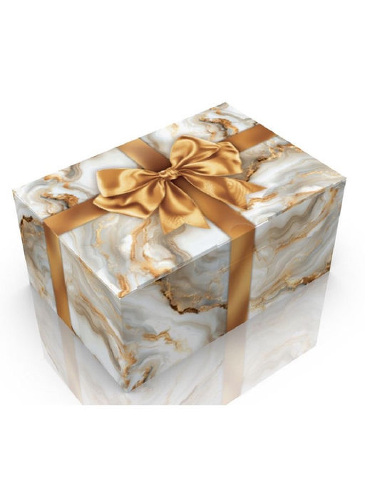 Цена за 2 шт. Коробка складная «Золотой бант», 22 × 15 × 10 см