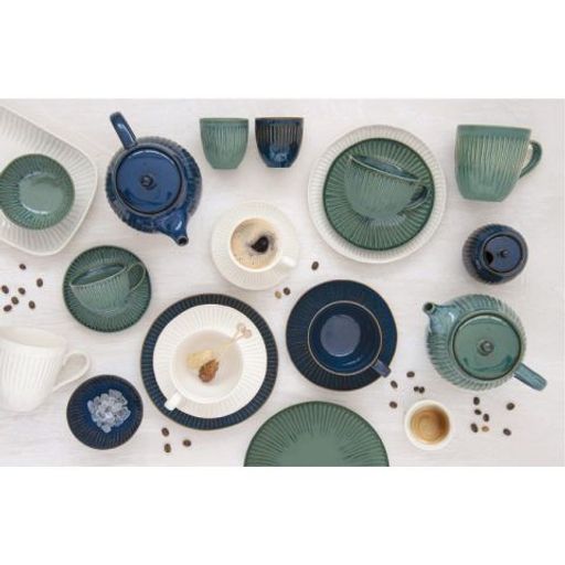 Чашка с блюдцем Gallery, зелёная, 0,25 л - Easy life фото 2