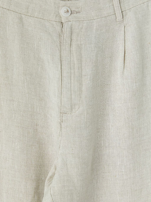 Regular Fit %100 Keten Erkek Pantolon