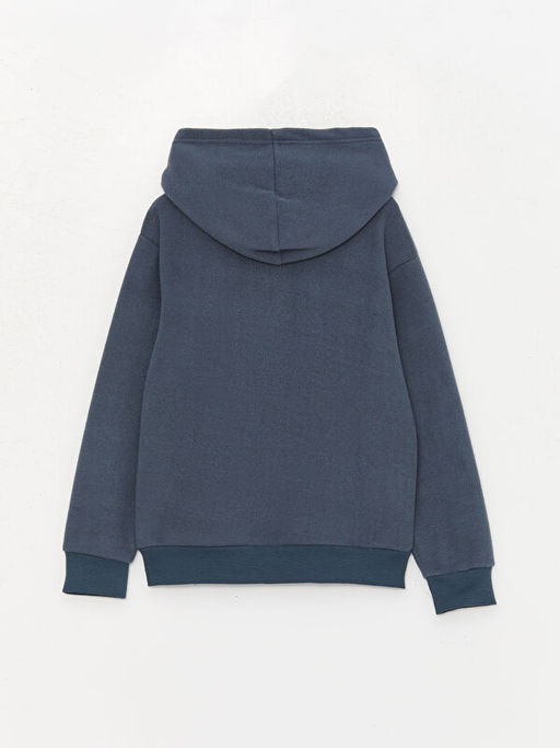 Nak??l? Uzun Kollu Polar Erkek ?ocuk Hoodie - Waikiki фото 2