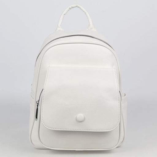 Женский рюкзак из эко кожи Z166-19 Белый - Cidirro фото 2