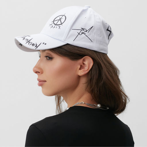 Кепка с надписями MINAKU, белая, размер 56-58