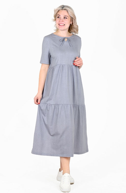 Платье Астра Х-481 (46-56) кулирка - Лотос фото 13