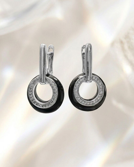 Серьги с керамикой