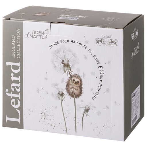 НАБОР ДЛЯ ЗАВТРАКА LEFARD ЛОВИ СЧАСТЬЕ 3ПР.: КРУЖКА 370МЛ, САЛАТНИК, ТАРЕЛКА 20,5СМ фото 4