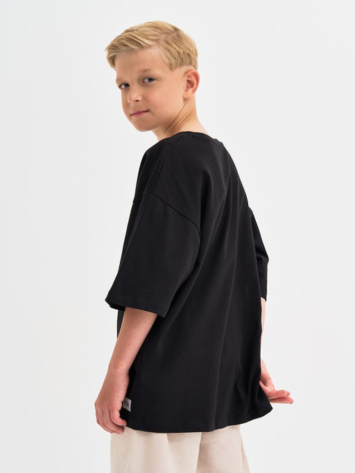 Черная футболка для мальчика - Kogankids фото 8