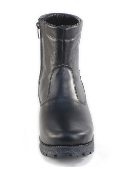 Ботинки женские на литой подошве черные,кожа, молния. - Roshva фото 7