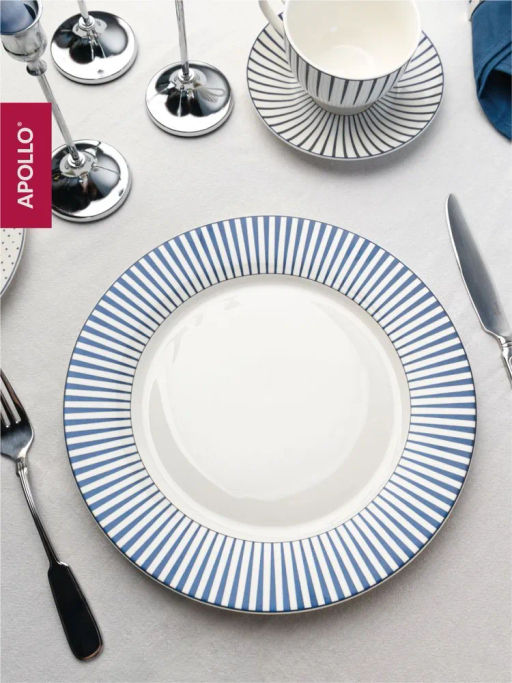 Тарелка обеденная APOLLO genio "Teatro" 27 см цвет: синий