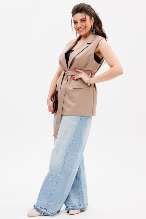 Жилет ANELLI 1502 тосканский песок  фото 4