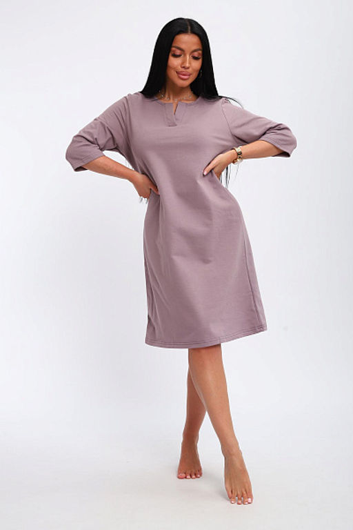 Сорочка теплая, футер с начесом (01035) - Плиона фото 108