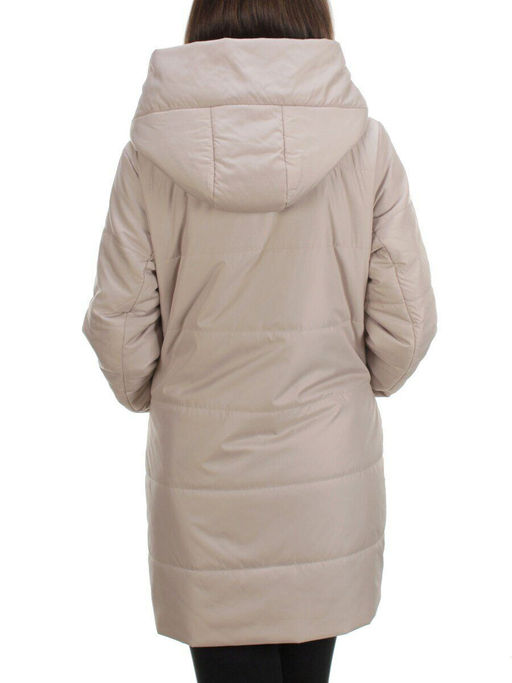 22225 BEIGE Куртка демисезонная женская (100 гр. синтепон) - Фабричный китай фото 5