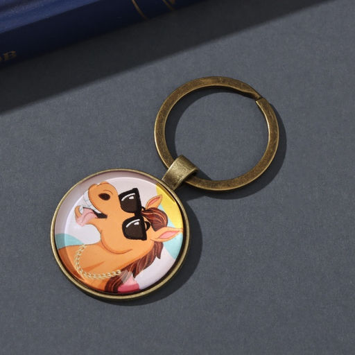 Набор: брелок для ключей и значок для одежды, рюкзак Всё будет хорошо, 6?11 см