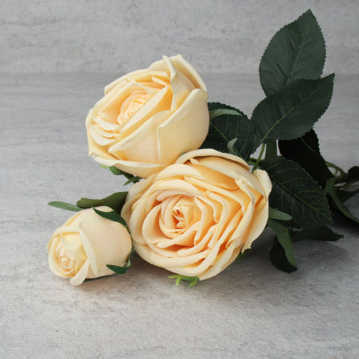 Цена за 1 шт. Цветок искусственный Пионовидная роза 73 см / GR-006 /уп 12/144/силикон - ГалеонТрейд фото 3