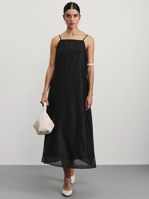 Платье миди с разрезами / Zarina фото 2