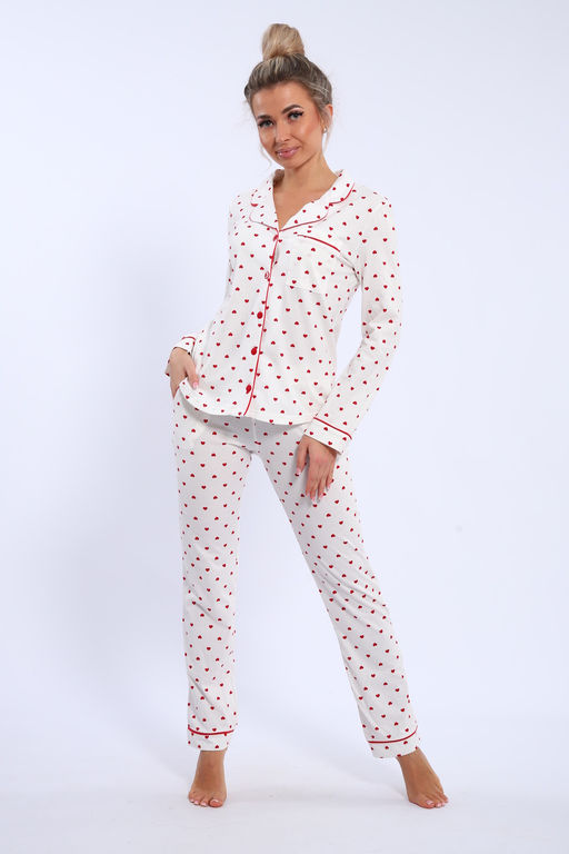 Пижама женская Сердца 46676 - Modalina фото 2