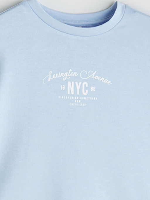 Bisiklet Yaka K?z ?ocuk Ti??rt ve Pantolon