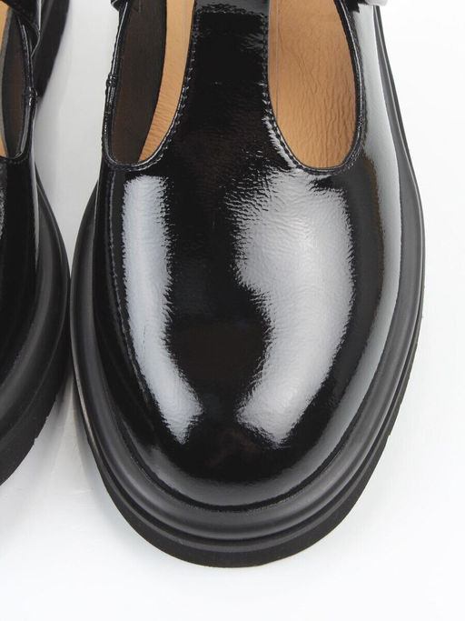 06-M47-14 BLACK Туфли женские (натуральная кожа)