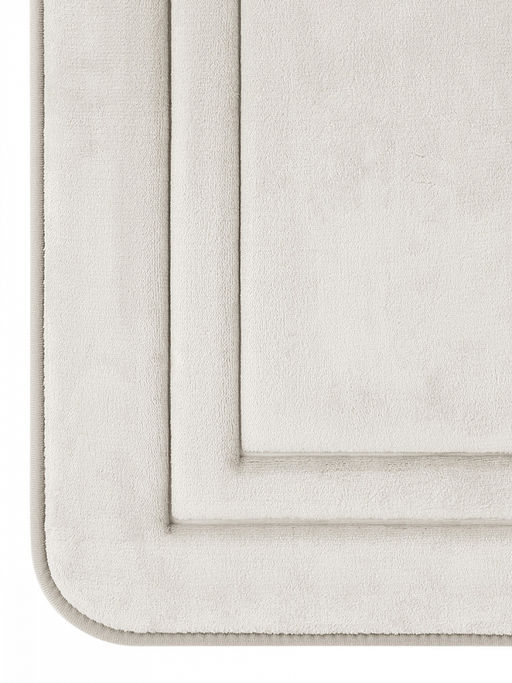 Коврик для ванной 55x80 серый полиэстер 100%