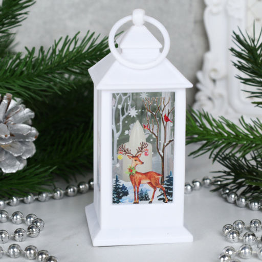 Фонарь светодиодный 13 см / JSFD02white /уп 12/240/новогодний/белый - Галеонтрейд фото 6