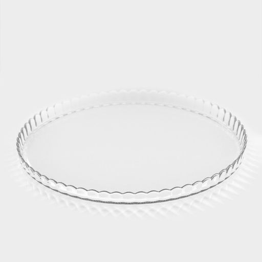 Блюдо Paşabahçe Patisserie, d=24 см, стекло, прозрачное