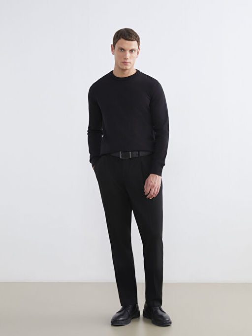 Bisiklet Yaka Erkek Triko Kazak