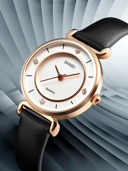 Часы наручные Skmei женские кварцевые 1330rose-gold