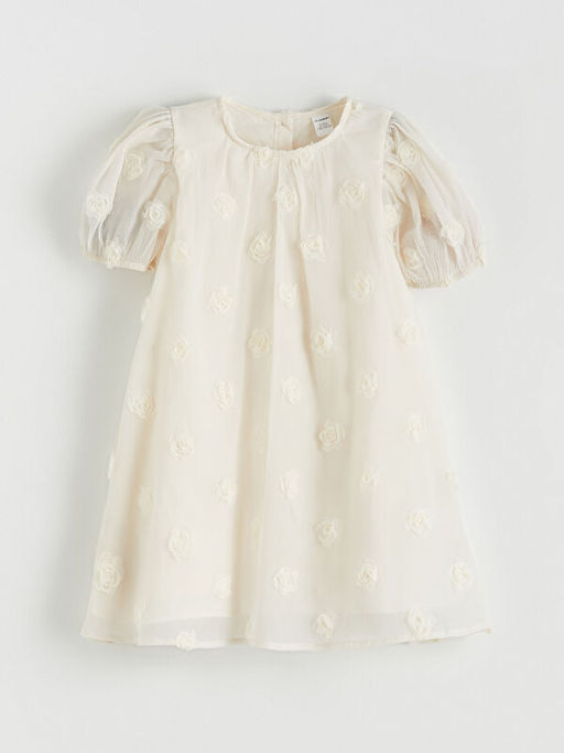 Bisiklet Yaka K?z ?ocuk Elbise