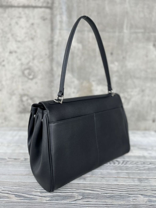 Женская кожаная сумка-портфель 8399-3 Черный - Sergio valentini фото 3